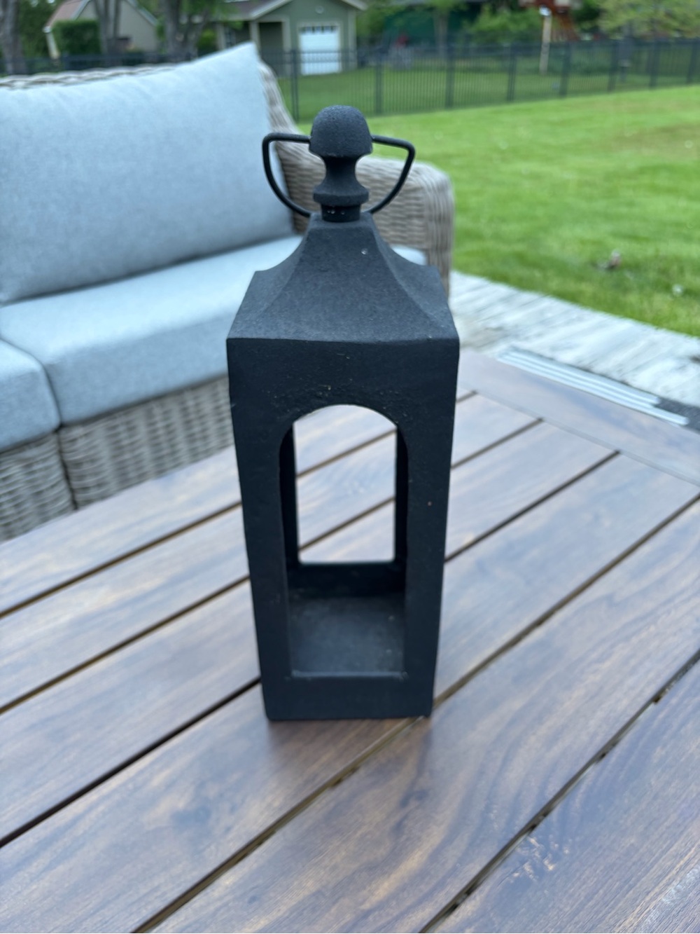 Decorative Heavy Duty Metal Lantern/Candle Holder - Home Accents-Indoor/Outdoor